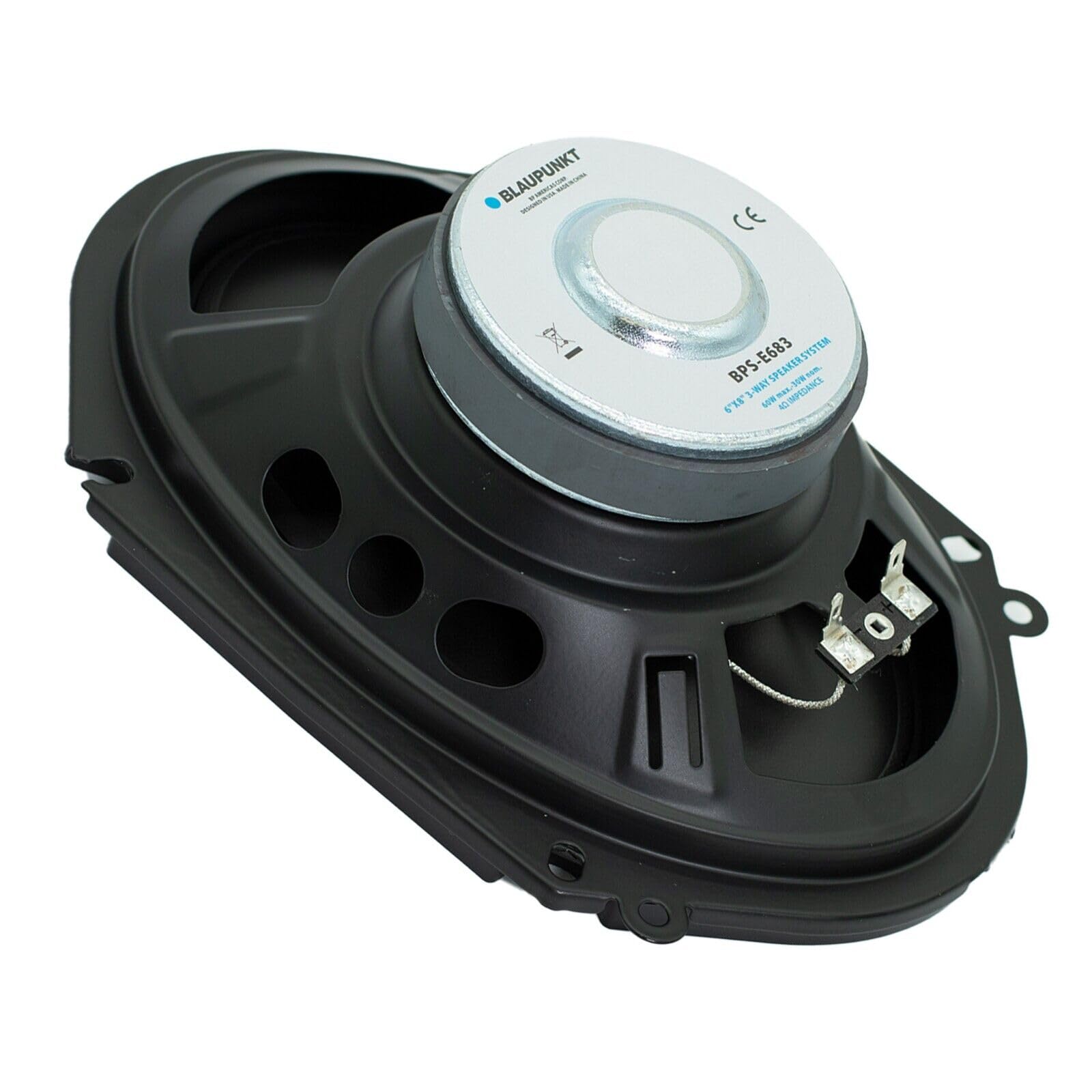 BLAUPUNKT BPS-E683 6x8 3-Way Car Speakers 120W - High-Performance, Full-Range Sound, Easy Installation – Pair Bundle with Gravity Magnet Phone Holder BLAUPUNKT BPS-E683 6x8 3-Way Car Speakers 120W - High-Performance, Full-Range Sound, Easy Installation – Pair Bundle with Gravity Magnet Phone Holder